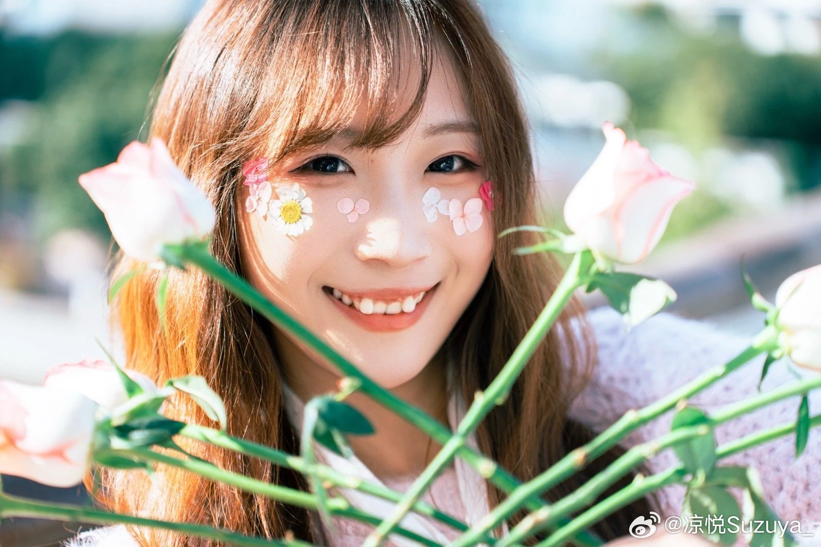 阳光里的凉悦，摄影：一只宵猫